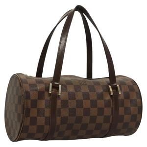 LOUIS VUITTON Damier Ebene Papillon 26 Hand Bag M51304 LV Auth 116726